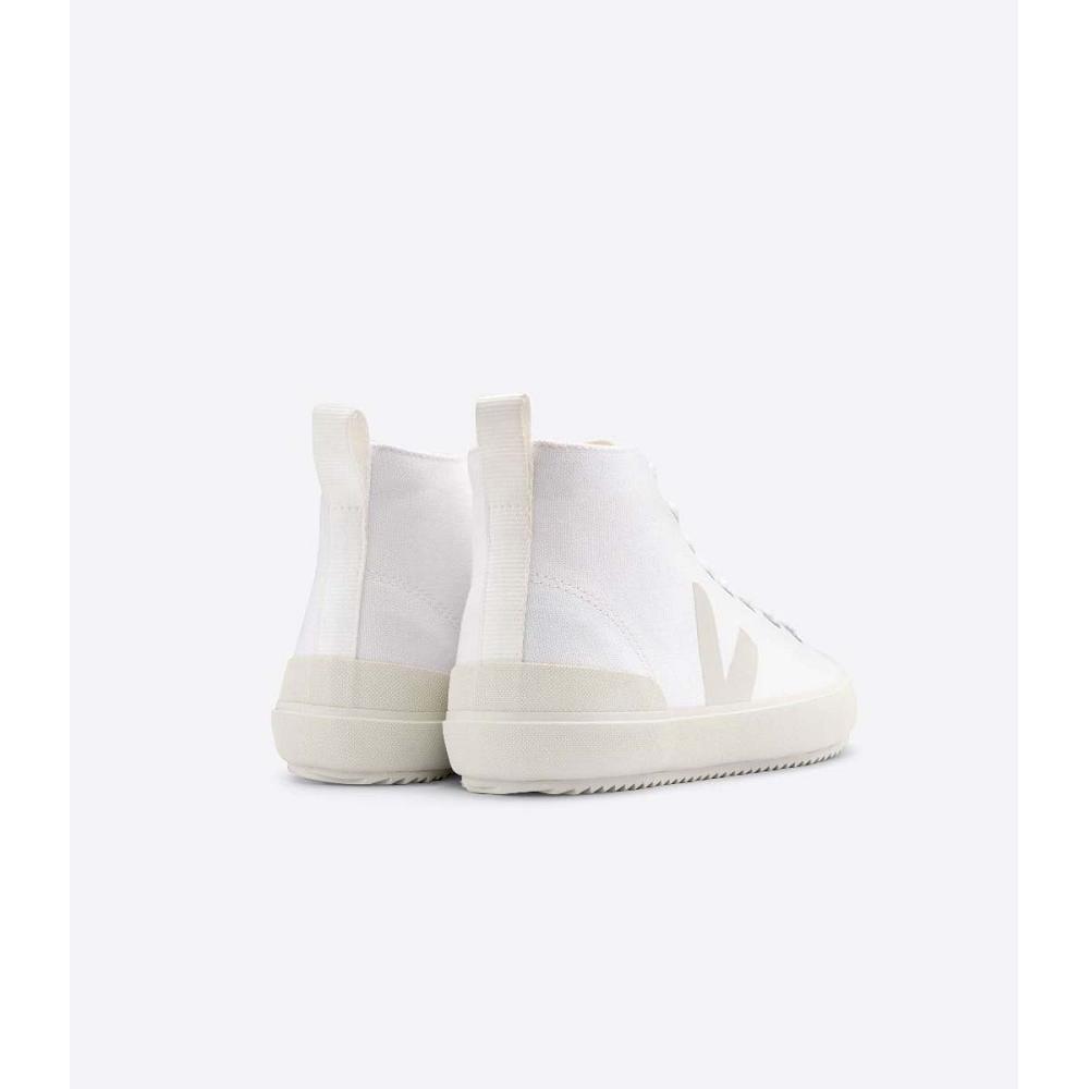 Veja NOVA HIGH TOP CANVAS PIERRE Men's High Tops White | CA 103FDN